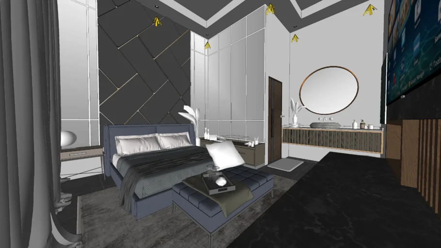 Luxury Bedroom 5x4m