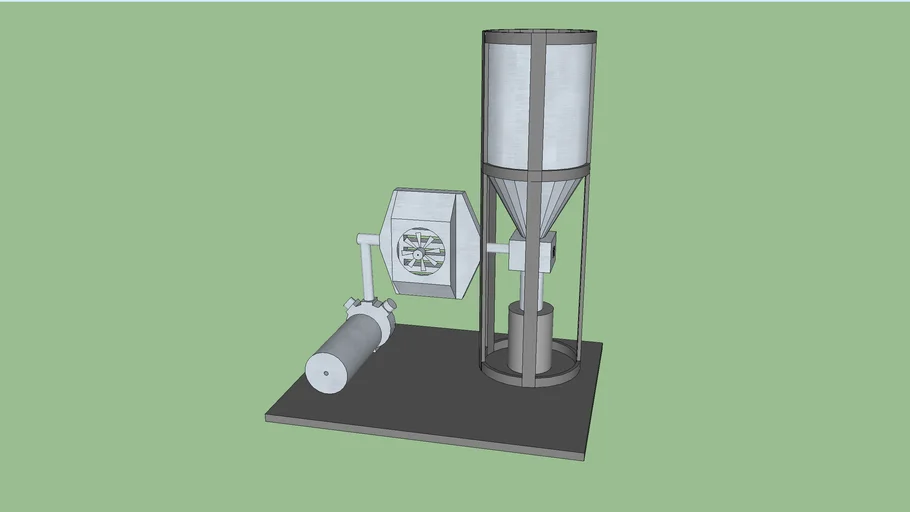 Wood Gas Electrical Power Plant