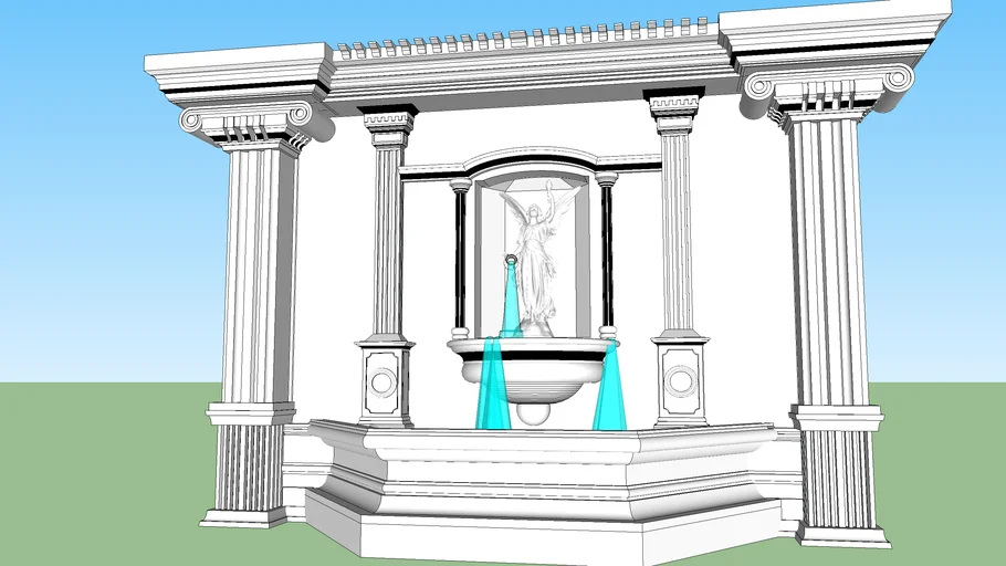 fontaine monumentale en conception.