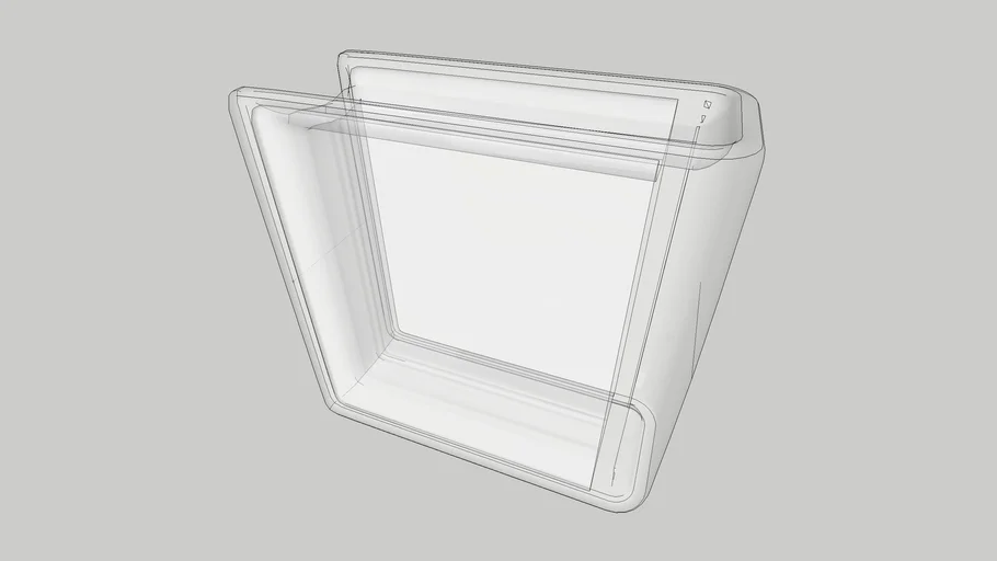 Corner glass block