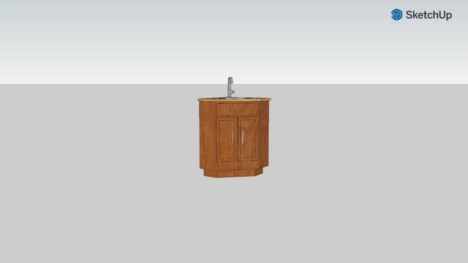 Corner Vanity