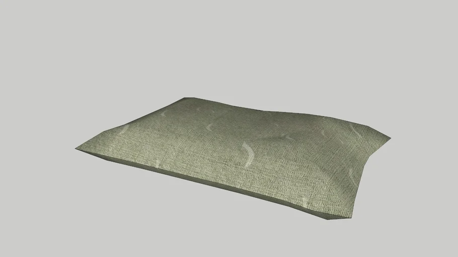 low poly pillow