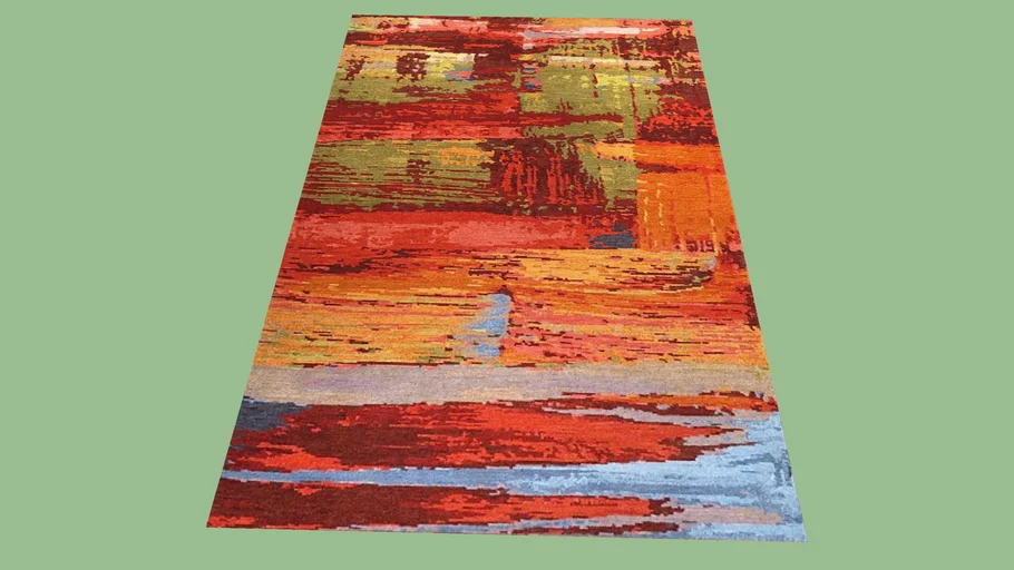 Abstract Nepali Rug