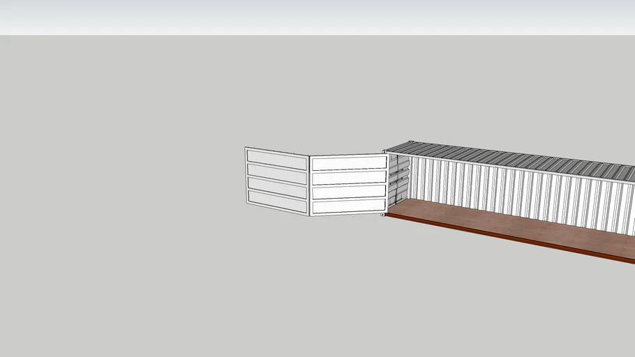 Open side container 40 | 3D Warehouse