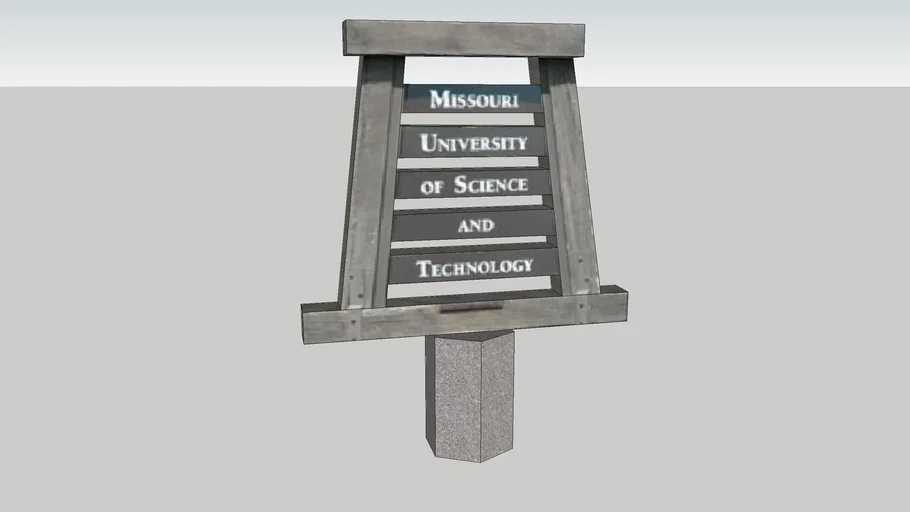 Missouri University of Science & Technology Sign