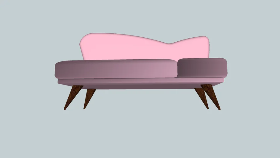pink sofa