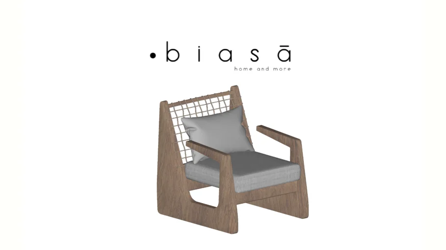 BIASÁ HOME - Poltrona Teca Fibra Sintetica Marree