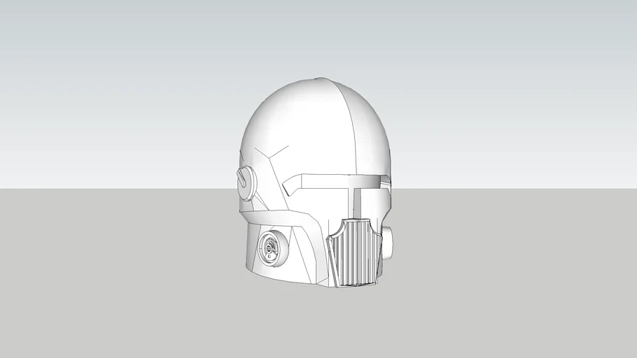 Custom Star Wars Helmet (3D Printable)