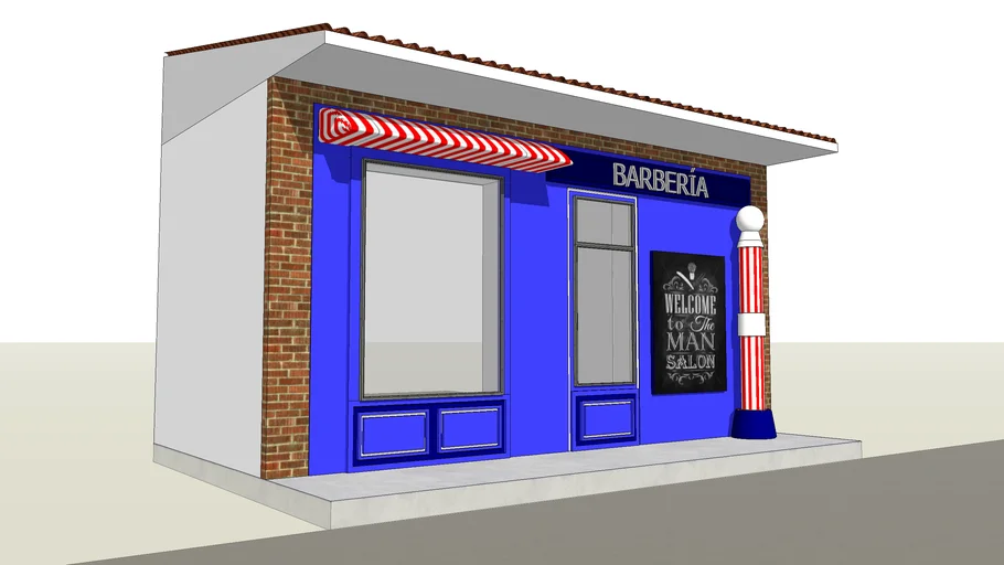 Fachada Barbería 