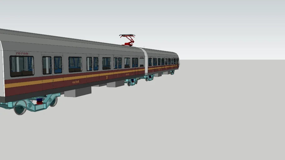 New Millennium Rake Local Train Vande Bharat Metro Train