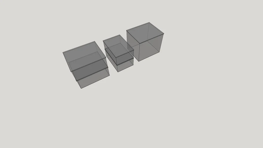 The Container Store Clear Storage Box