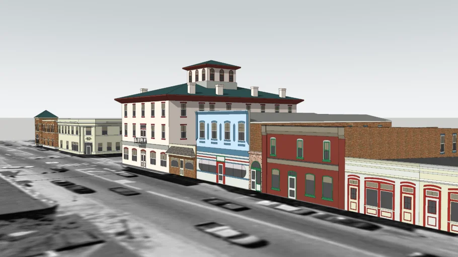 Main Street and Davis Street (West Side) Shops: Culpeper, VA