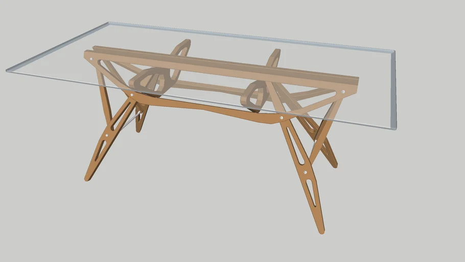 Zanotta reale table by carlo mollino