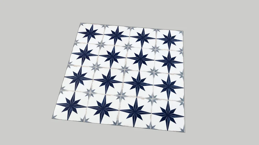 Atlas Blue Matte Porcelain tile 8x8