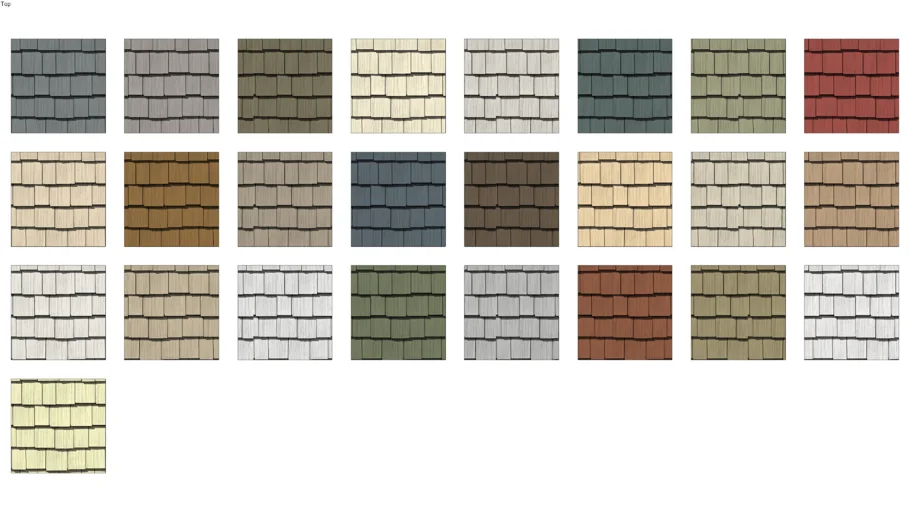 Staggered Perfection Shingles - Cedar Impressions Double 7 in