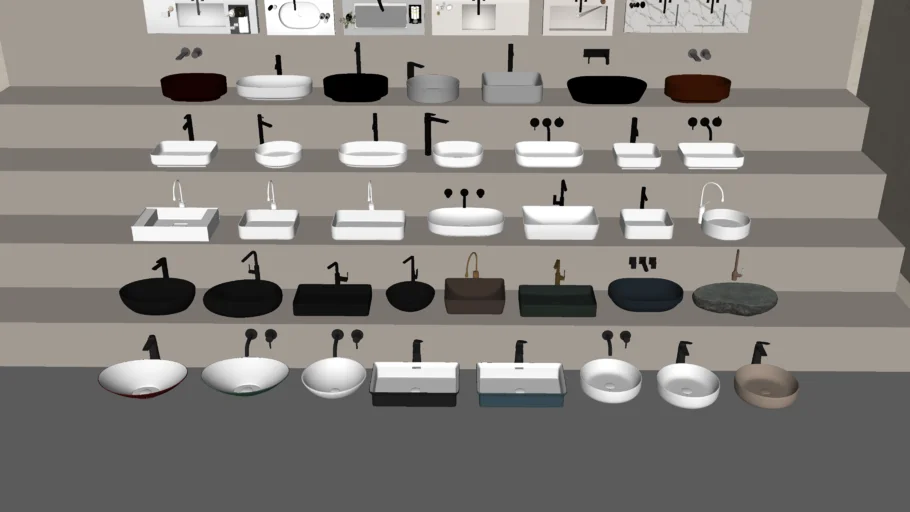 Modern sink basin