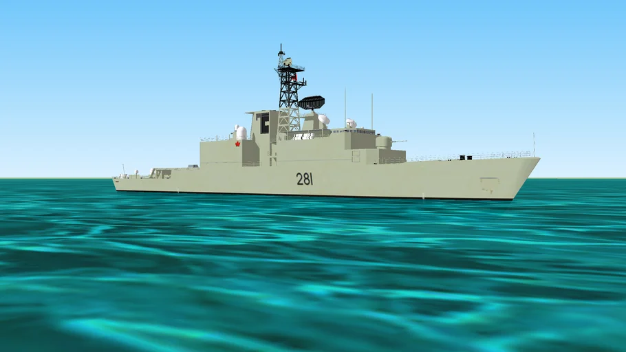 DDG-281  HMCS Huron TRUMP