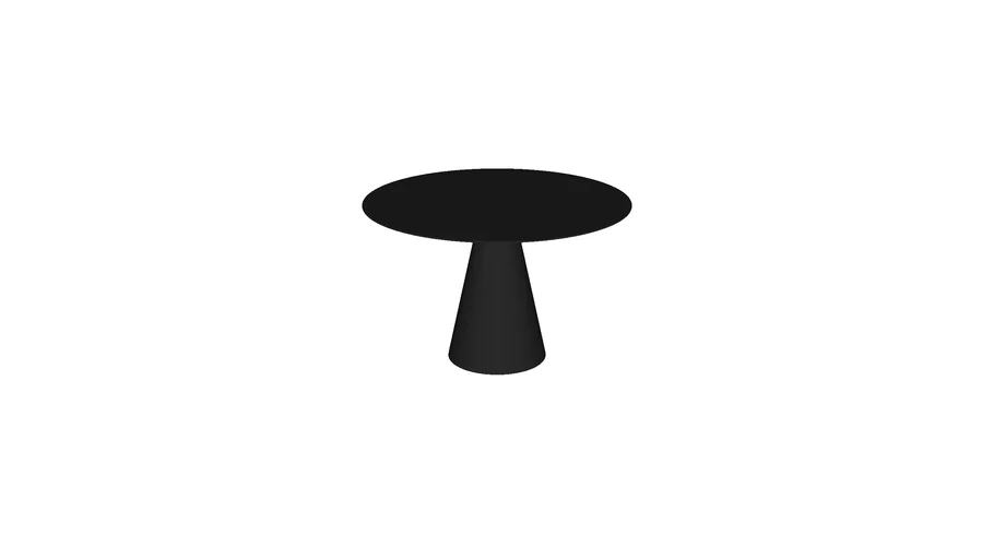 AMPM table Mayra metal noir