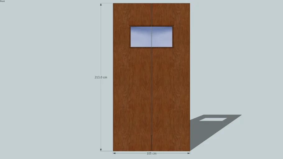Puerta de cocina doble