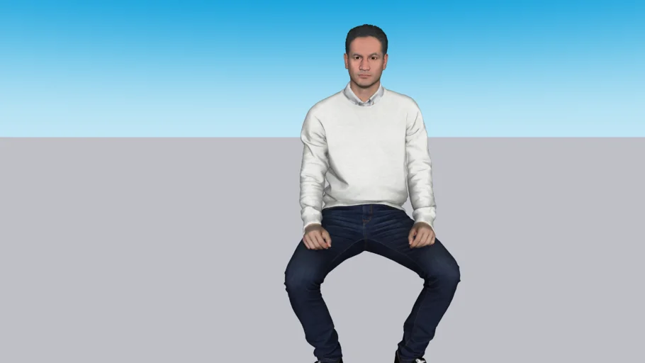 Sitting Man 3