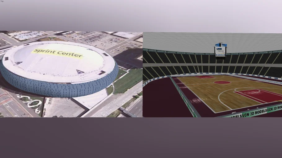 Sprint Center (WITH INTERIOR)-  Kansas City, Missouri (EEUU)