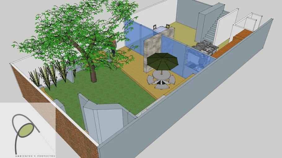 propuesta patio remodelacion casa