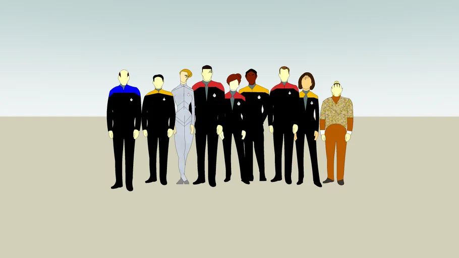 star trek voyager crew