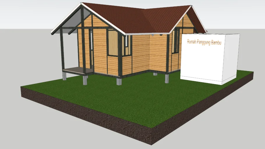 Rumah Panggung Bambu
