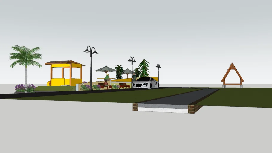 Rabat Beton Jalan 1 (Volleyball court)