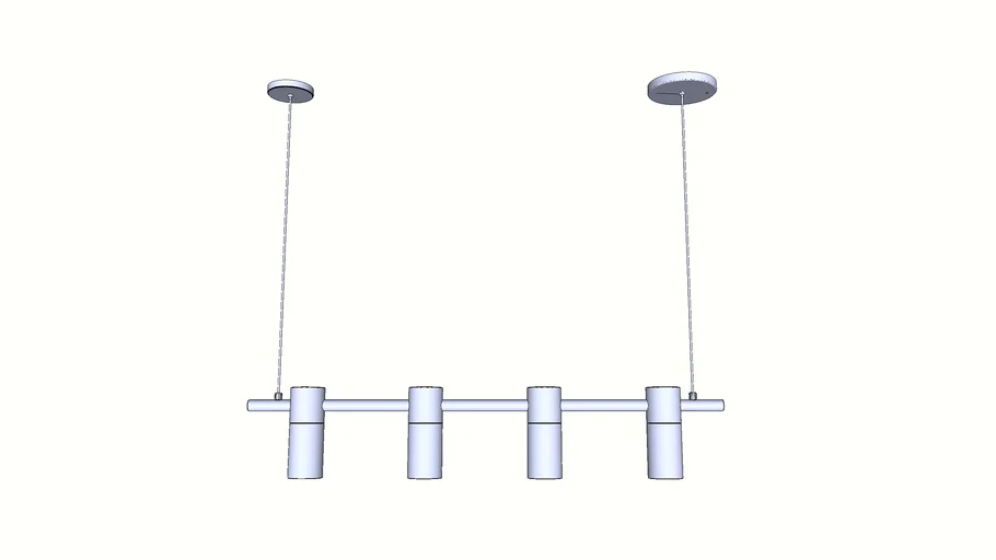 Pendente Lustre Luminária Tubo Mini Kristen