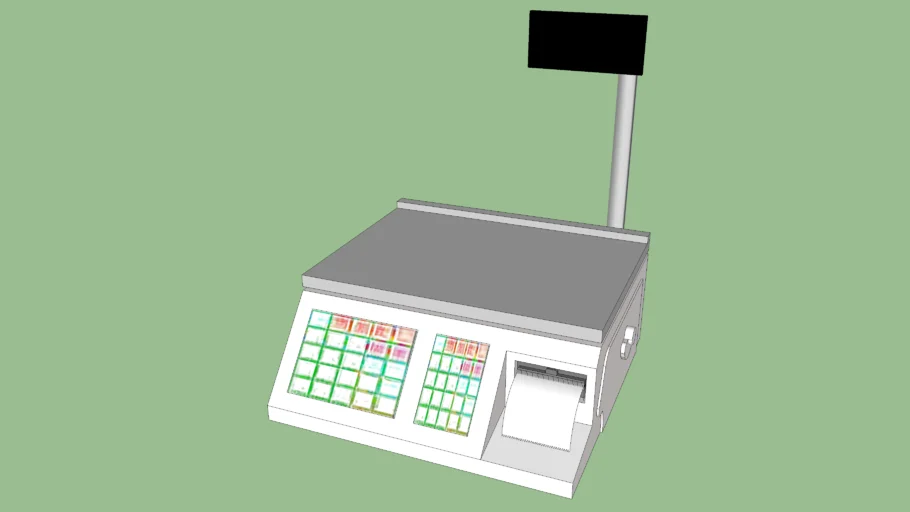 Commercial Retail Food Scale With Printer