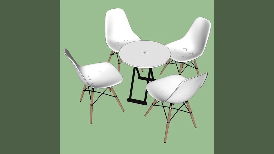 Eames Chair and Table