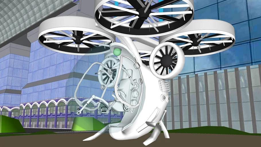 single-seater drone
