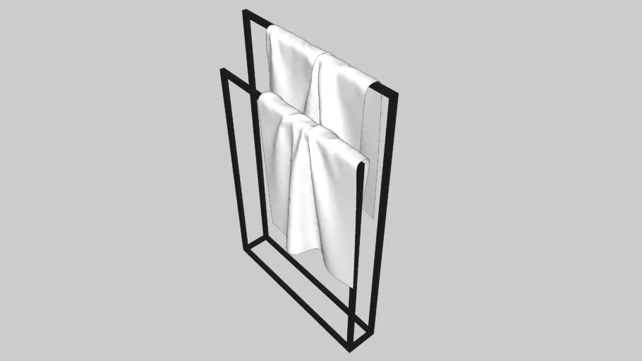 Free Standing Modern Towel Rail