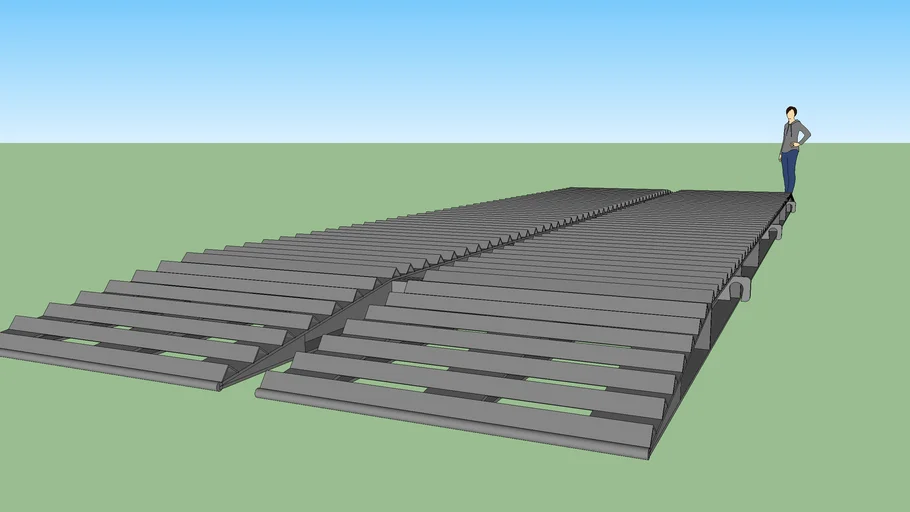 Portable Rampdoor Barge