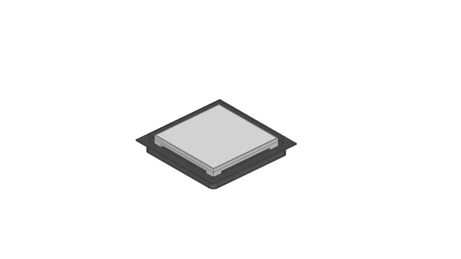 Ralo Linear Square - 15x15cm - Tampo oculto