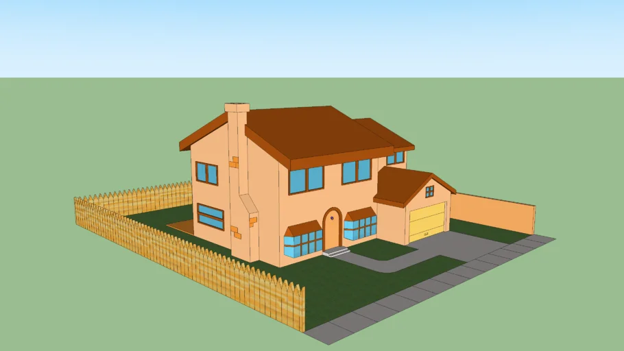 maison des Simpson