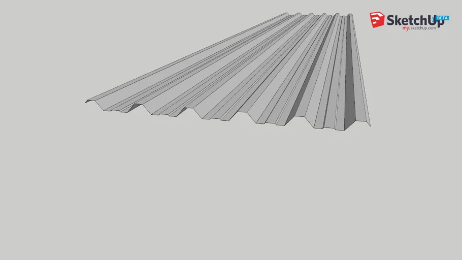 Telha trapezoidal galvalume 980x5450mm