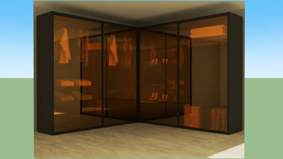 Guarda Roupas canto (Closet)