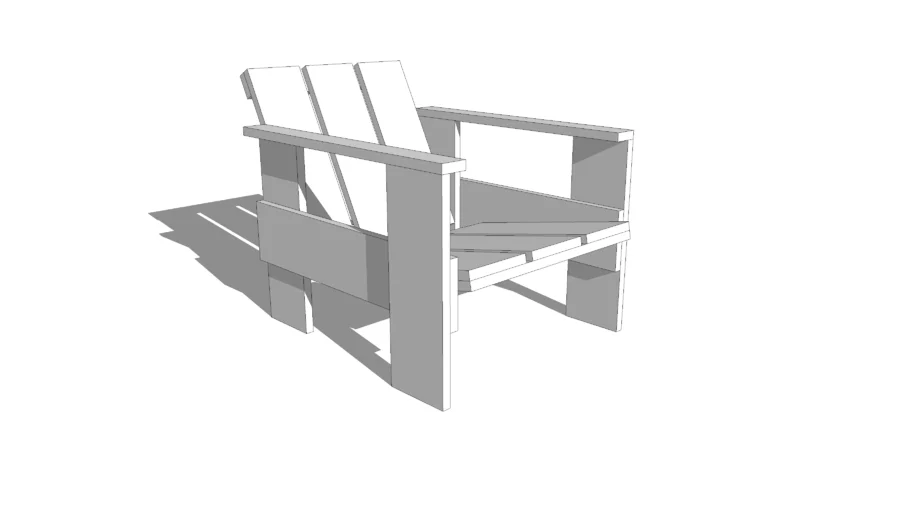 Gerrit Rietveld crate chair