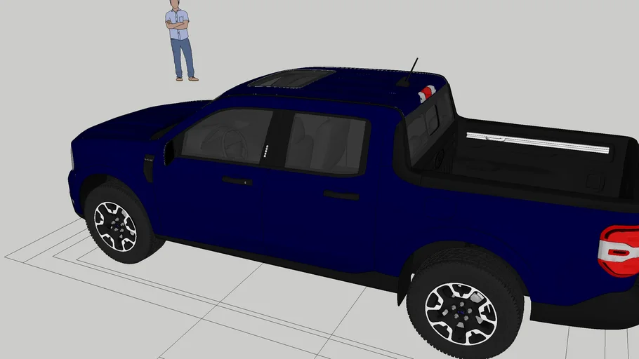 Ford Maverick Alto Blue edit