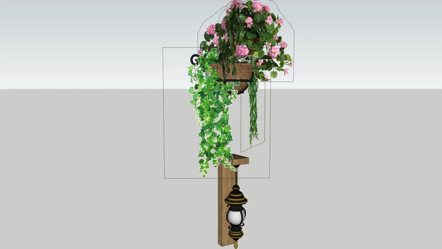 Aplik, Lamba,  Duvar Saksısı,