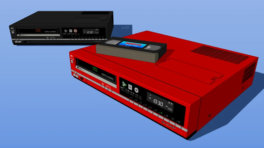 SHARP Video Cassette Recorder VC-280 (1983:Japan) | 3D Warehouse