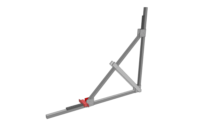 45 degree solid sole raker