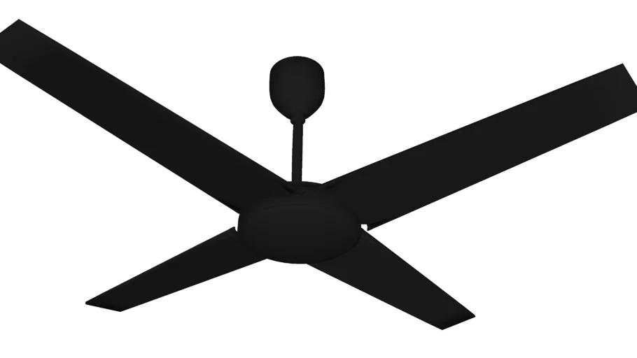 VIENNA BLACK - Designer Fan by Fanzart VRAY Ready Fan