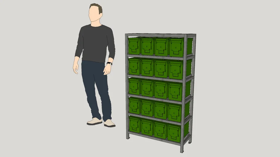 Ammo Can Storage Rack