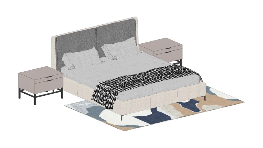 Modern bed
