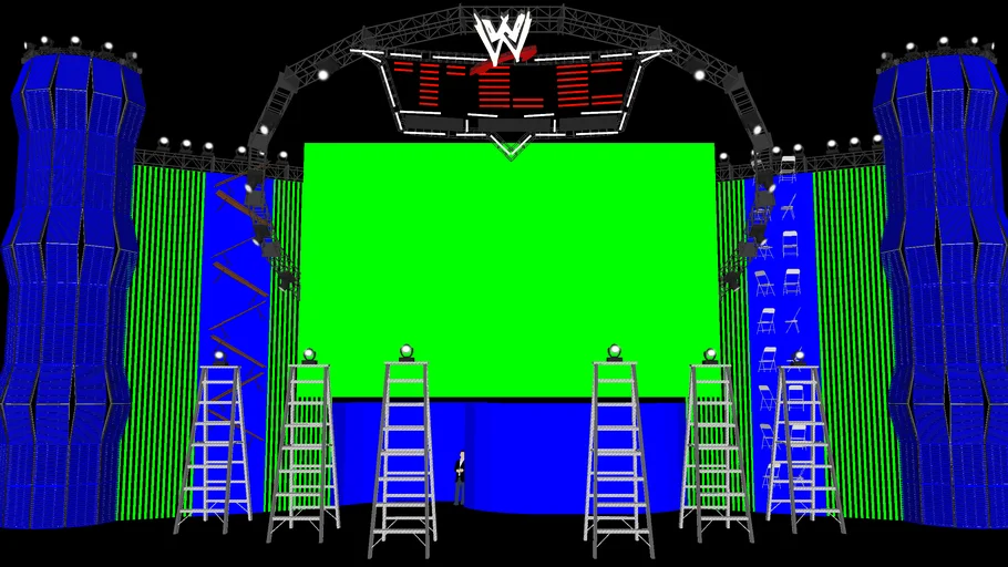 WWE-TLC 2012 CONCEPT STAGE-STAPLES CENTER