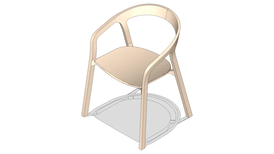 2D1/2 Herman Miller She Said Chair LOW POLY