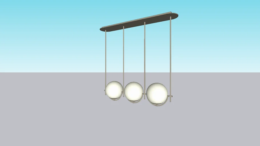 Rondure Three-Globe Pendant Light